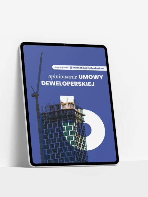 Opiniowanie umowy deweloperskiej